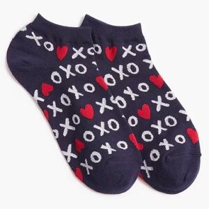 NWT J. Crew XOXO Ankle Socks